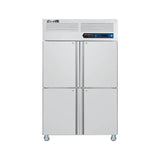 Four-door refrigerator/freezer cabinet