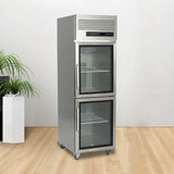 Single glass-door refrigerator/freezer display cabinet